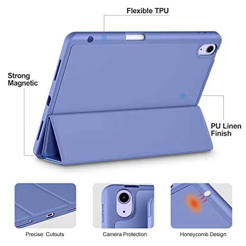 Image of Akkerds for iPad Air 11 Inch Case M4 /M3 /M2,Air 5th /4th Gen 10.9,BluePurple