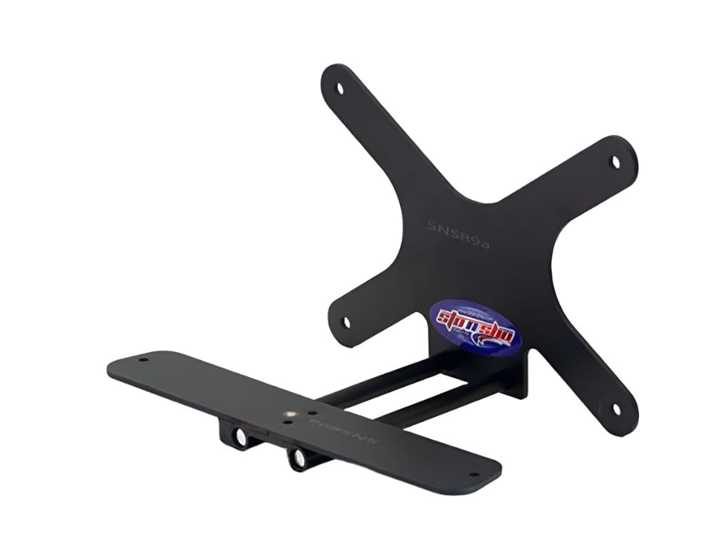 STO N SHO Front License Plate Bracket Compatible with 2016-2019 Chevrolet Camaro with Factory Ground Effects /1LE performance pack/50th Anniversary Edition SS(SNS89a)