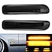 Smoked Sequential LED Fender Side Marker Turn Signal Lights Indicator Blinker Lamp Compatible with BMW E46 3Series Compact Coupe Convertible Sedan Wagon