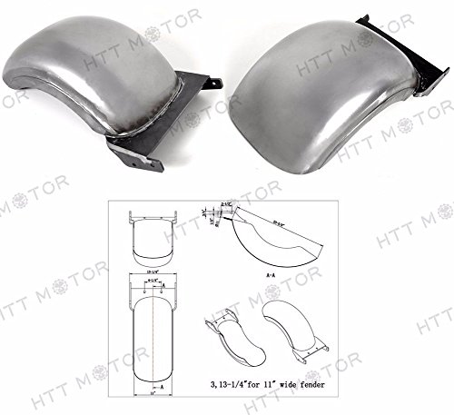 HTTMT N-002- NEW REAR CUSTOM FENDER 240/250/260 WIDE STRUTLESS HEAVY DUTY Compatible with HARLEY SOFTAIL
