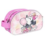BOLSA DE ASEO INFANTIL con Licencia Oficial de Disney Studios de color rosa