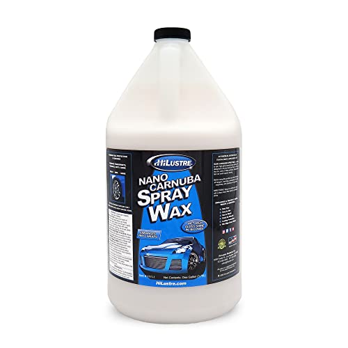 Nano Carnauba Spray Wax, cera líquida para auto 1 galón
