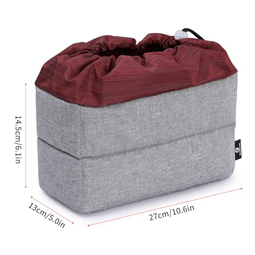 Bolsa impermeable para cámara DSLR Koolertron con insertos ajustables miniatura 6