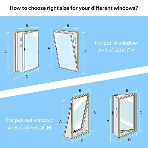 EGNBU 500CM Guarnizione Universale per Finestre