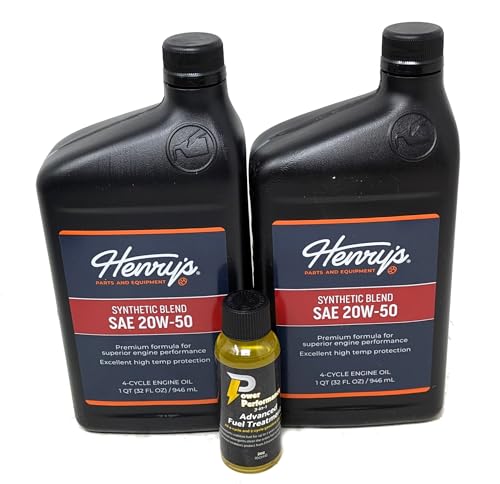 Pack de 2 Aceite Motor Mezcla Sintética 20W-50 Henry's