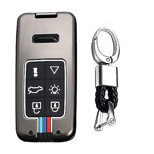 Coque de protection pour clé Volvo S60 S80 V60 boîtier de remplacement 6 boutons durable