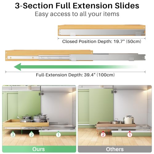 Pull-Out-Cabinet-Organizer-Soft-Close-Wooden-Slide-Out-Drawers-for-Pots-and-Pans-Full-extension-Roll-Out-Shelves-for-Kitchen-Cabinets-Pantry-Organization-Bottom-Side-Mount21W-X-21D-x-34H