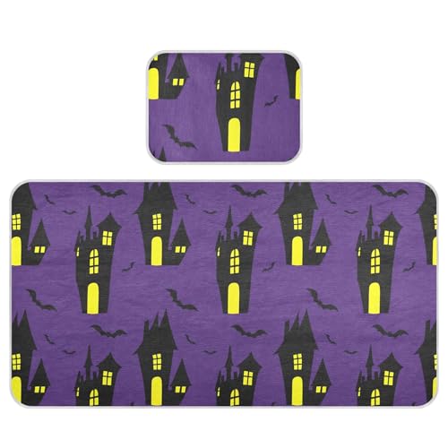 Burbuja Baby Cooling Mat 28x52 Haunted Houses Bed Pad