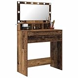 【Des fonctionnalités pratiques】 Cette coiffeuse offre amplement d'espace avec des tiroirs à roulement à billes pour organiser facilement vos cosmétiques et accessoires. Les lumières LED blanches apportent une visibilité optimale pour se maquiller. Le pad de chargement sans fil intégré enlève le désordre des câbles et rend tout plus pratique.