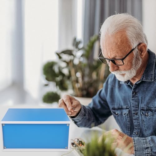 Caja de metal para proyectos electrónicos de diseño metálico resistente y funcional 6