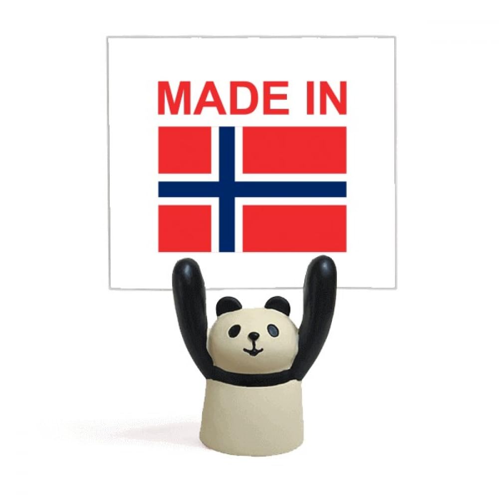 Panda stand mémo avec pince métallique pour organiser vos notes