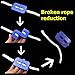 WSNMING 5 Pcs Broken Rope Restoration Close-up Magic Trick Puzzle Novelty Prop Toy Gift Easy to Operate Person Joke