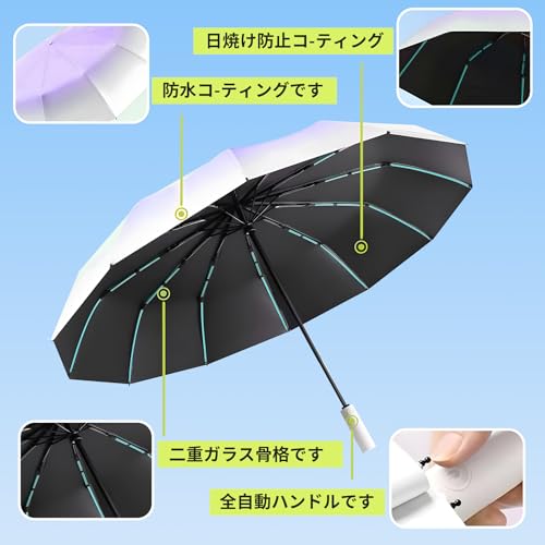 Rainsoul グラデーション40骨折りたたみ傘