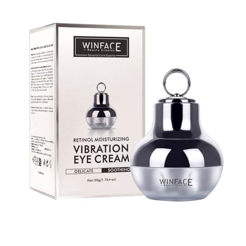 Retinol Eye Cream, containing hyaluronic acid and EUGLENA GRACILIS, 1.76 ounces, vibration induction, brightening and smoothing the eyes, smoothing the skin, moisturizing, suitable for all skin types