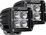 Rigid Industries 202113 LED Light (D-Series Pro, 3 Inch, Flood Beam, Pair, Universal), 2 Pack