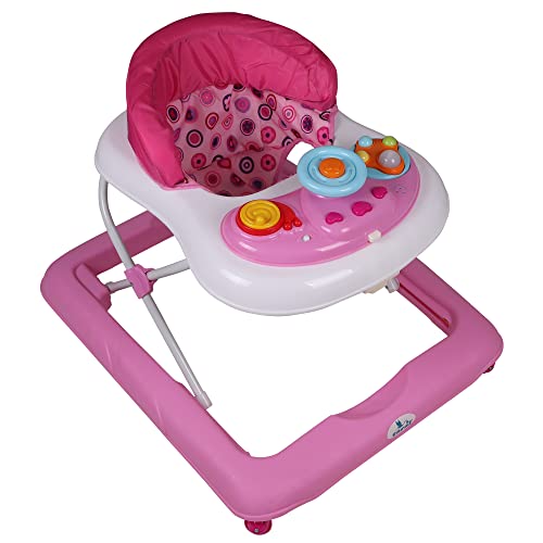 Andador para bebé, modelo rosa