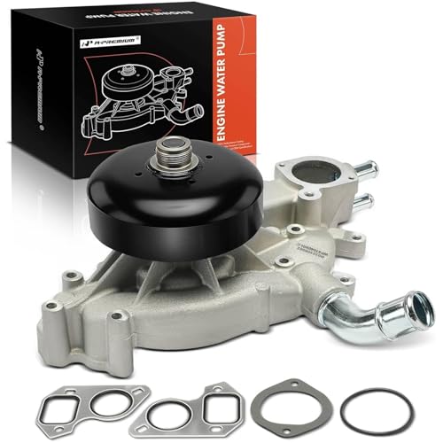A-Premium Enginie Water Pump 19195104 [DOHC 8Cyl] Compatible with Chevy GMC Cadillac Hummer GM Cars - Silverado 1500 Express Escalade Tahoe Sierra Savana 1500 Yukon 9-7x More - 4.8L 5.3L 6.0L