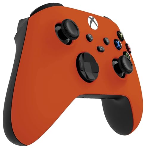 Image of Custom Controllerzz Wireless Controller for Microsoft Xbox Series X /S & Xbox One - Soft Touch Feel - Custom Xbox Series X /S Controller (X /S Orange)