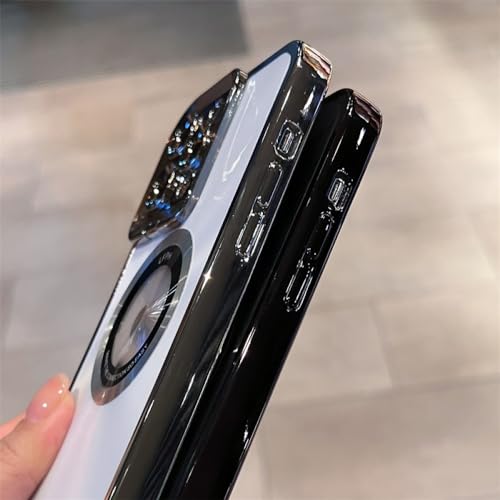 Coque iPhone 12 Pro Max support de boîtier et finition placage métallique
