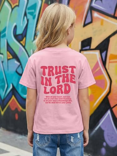 Image of Christian Shirts for Girls Faith Over Fear Shirt Religious Tees