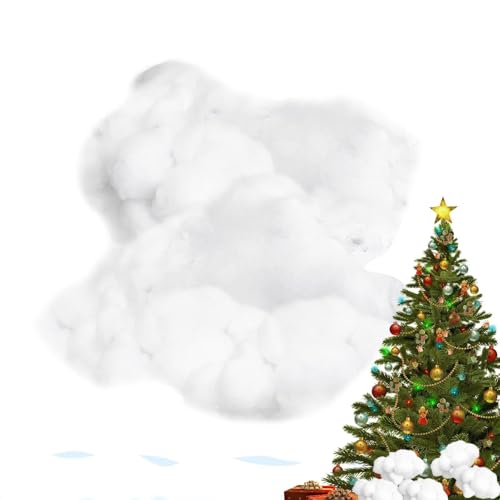 Nieve artificial de Navidad,Nieve artificial decorativa para presentación | Nieve artificial navideña decorativa para mesa, ventana, árbol de Navidad, patio