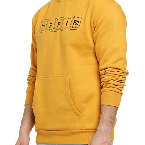 Image of Campus Sutra Men's Cotton Hooded Neck Sweatshirt