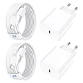 Caricabatterie Samsung 45W, 2 Pack Caricatore USB C Rapido per Samsung Galaxy S24 Ultra/S24/S23/S22/S21/S20/S10/S9/S8/A55/A54 con 2M Cavo, Presa Carica Alimentatore Tipo C Spina Ricarica Adattatore