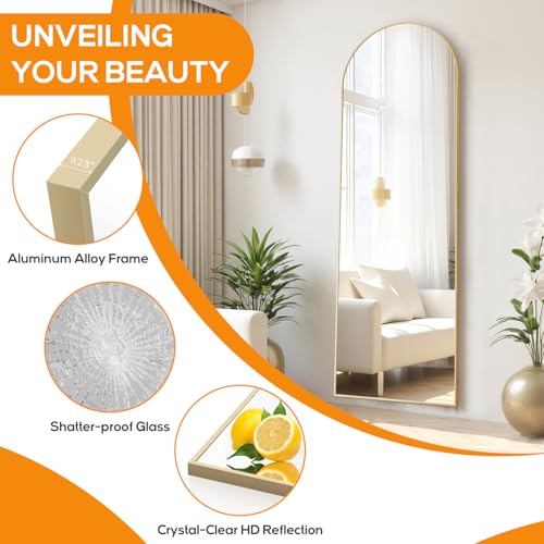Aidoly TT-0929-16A59-GDA Arched Mirror Full Length thumb #4