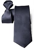 Moda Di Raza - Men's Zipper Tie Neckwear Collection Polyester - Many Colors