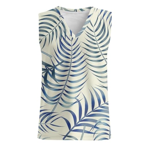 Mens Gym Sleeveless Shirts V Neck - Casual Summer Tank Tops, Relaxed Beach Vest for Outdoor Activities & Workouts4
