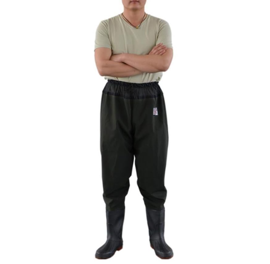 Luminexia Waist Wading Pants,Fishing Waist Waders For Men And Women,Breathable Fishing Waders With Boots,For Fly Fishing,Duck Hunting,Kayaking
