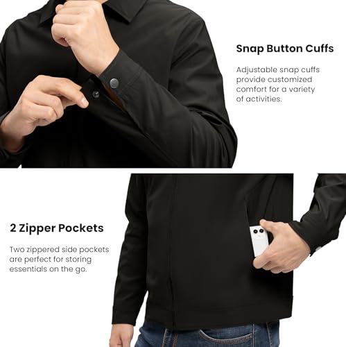 Rdruko Men's Light Jackets Windbreaker Spring Fall Lightweight Jackets Caual Stylish Jacket with Pockets4