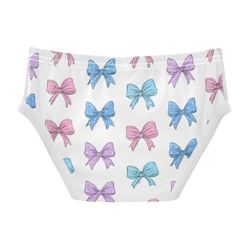 Wusikd Bows Ribbons (2) Boys' Underwear Cotton Boys Briefs Soft Toddler Underwear 2T2