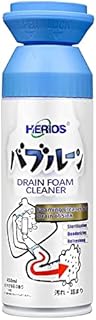 Herios Drain Foam Cleaner, Liquid Hair Drain Clog Remover & Cleaner, Quick Foaming Toilet Cleaner, Clog Remover for Kitchen Drain, Sinks, Tubs (500ml/1 Bottle)