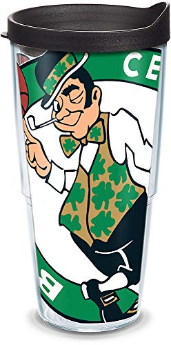 Up To 60% OFF Tervis Made in USA Double Walled NBA Boston Celtics Insulated Tumbler Cup Keeps Drinks Cold & Hot, 24oz, Colossal