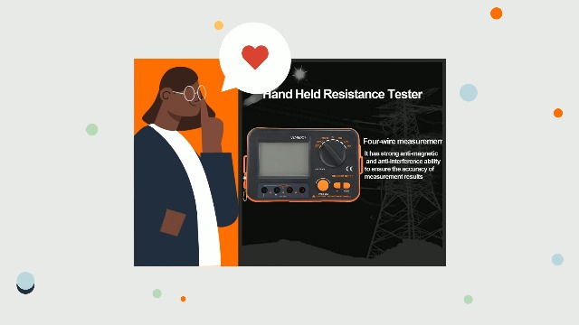 Image of 6‑Gear Digital Milliohmmeter, 4‑Wire Measurement DC Low Tester
