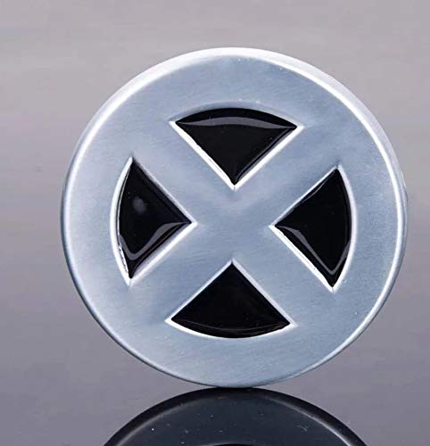 Cinto Couro Legítimo Com Fivela X Men Cosplay Heróis Marvel (cintura 95 cm, preto)