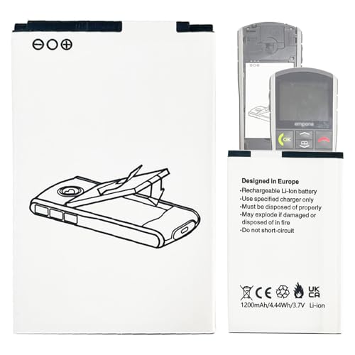 Batterie AK-V27 compatible avec Emporia Simplicity et V27 LTE pour téléphone portable de seniors