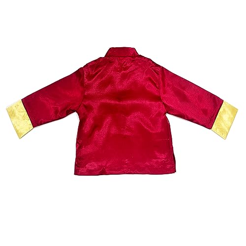 Image of Kids Boys Traditional Chinese Kung Fu Outfit Embroidery Dragon Tang Uniform Martial Arts Suits