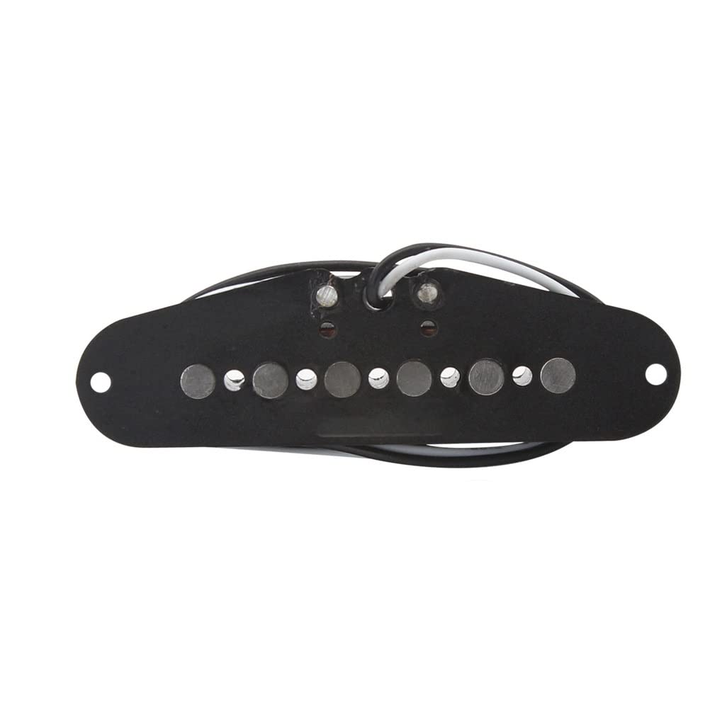 Zestaw odbioru Alnico 5 Smocked Pole Top Pojedynczy Cewka Na Gitara Elektryczna Odbiór Części Wymiana (Color : Black Middle)