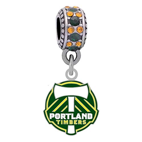 Portland Timbers Logo Charm Fits Compatible With Pandora Style Bracelets