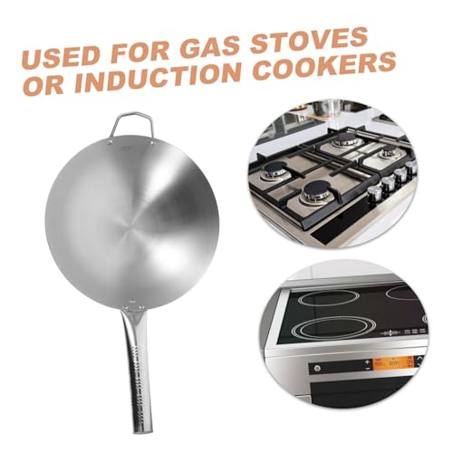 Wok de acero inoxidable antiadherente 12 pulgadas miniatura 3