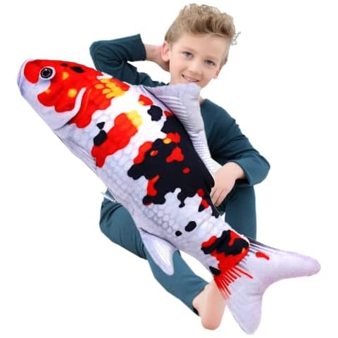 XIYUAN Carp Plush Toy Pillow Cover