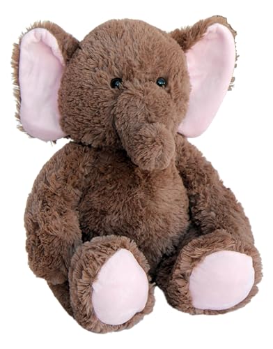 Wagner 9093 - XL Plüsch-Elefant - 57 cm groß - grau - Teddybär Plüschtier Kuscheltier Kuschelelefant Stoffelefant