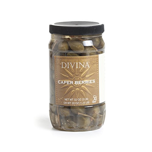 Divina Caper Berries, 32 Ounce