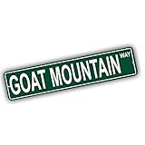 Oregon Mountains Pick Your Mountain Compatible/Replacement for Goat Mountain United States Mountain Aluminum Metal Tin Street Sign Style Home Decor For Man Cave Poker Tavern Game Room