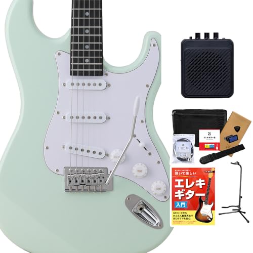Amazon | BUSKERS BST-Standard GRW エレキギター初心者セット