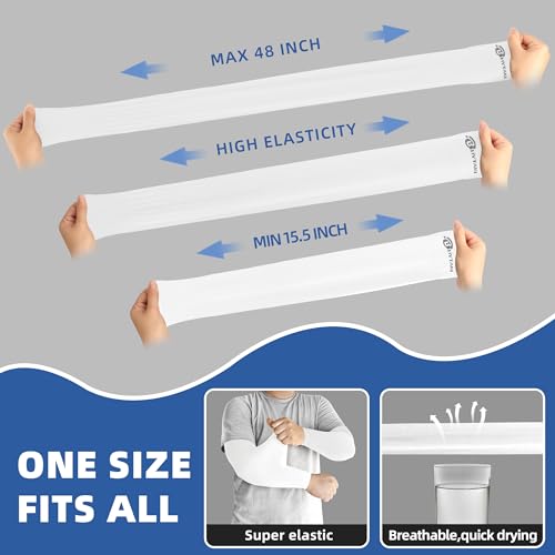 BHYTAKI Cooling Compression Arm Sleeves for Men Women,UPF50 UV Sun Protection Sleeves for Work Sport Tattoo Cover Up2