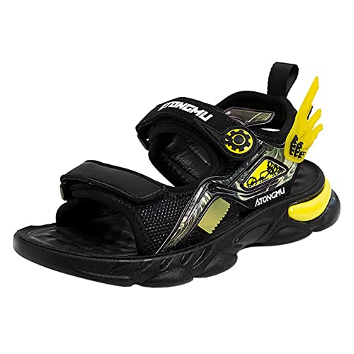 Kids Boys Walking Sandals 2025 Trendy Summer Fashion Open Toe Flat Slides Sports Shoes with Strap