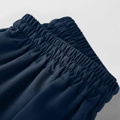 Boys' Pull on Cargo Shorts School Uniform Athletic Jogger Khaki Shorts for Boys Below Knee Quick Dry Kids Cargo4